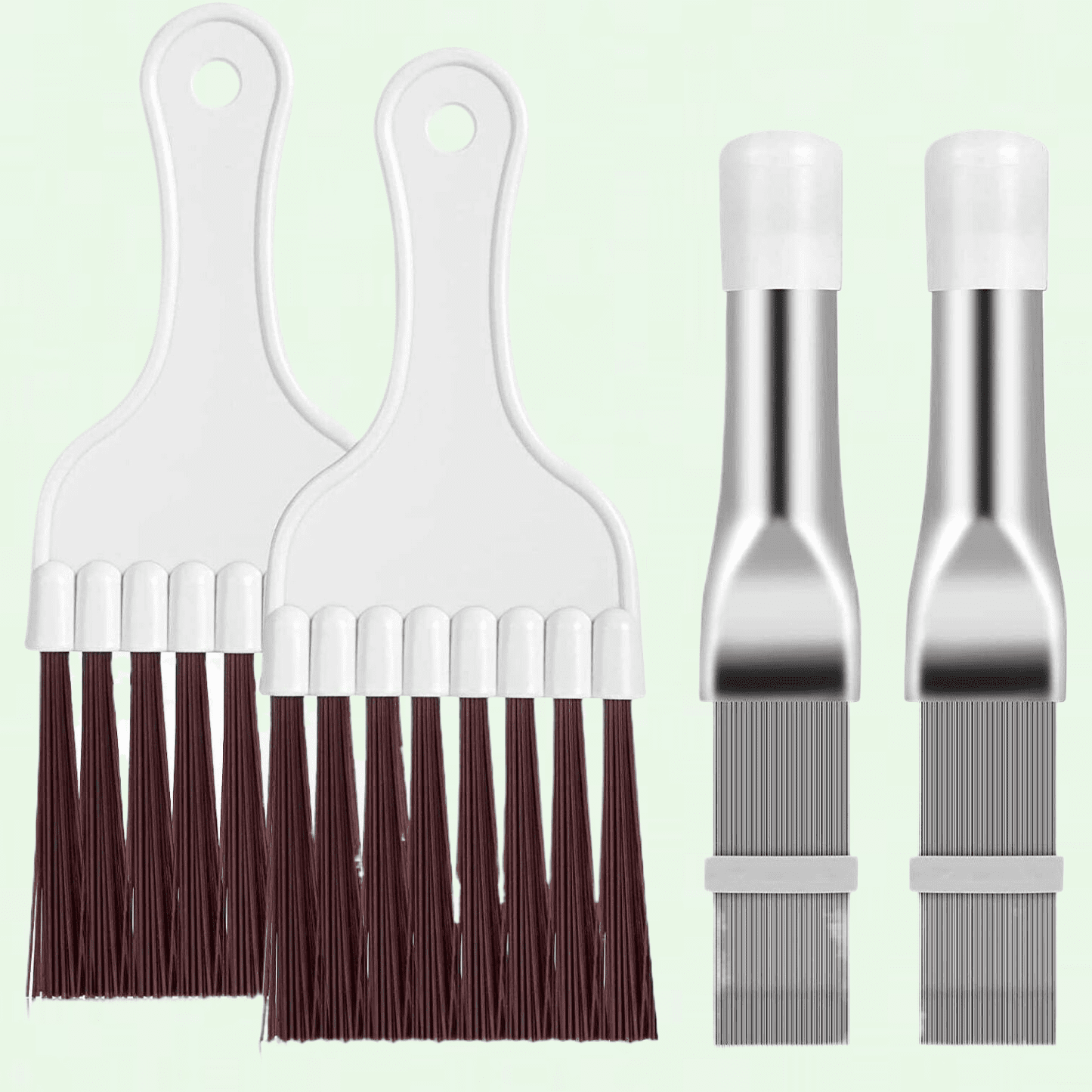 Air Conditioner Condenser Fin Comb Set - 4 in 1, Includes 2 Stainless ...