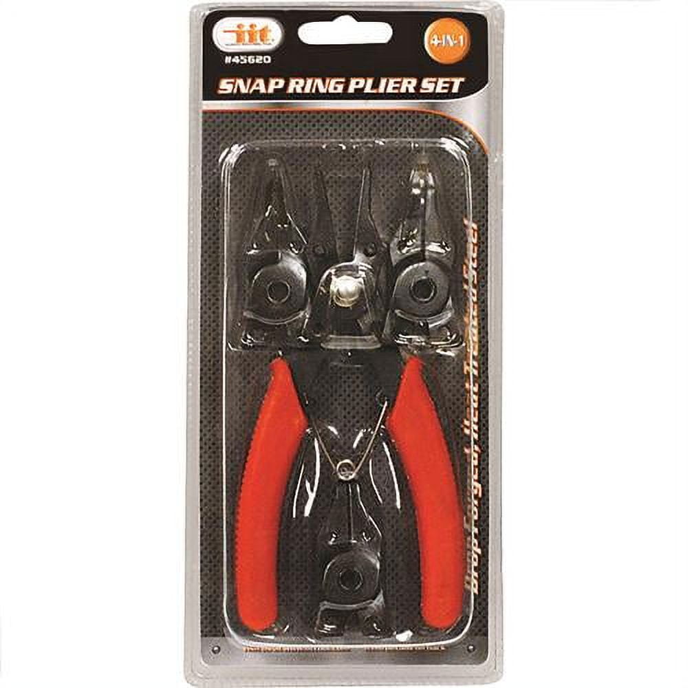 ABN Snap Ring Pliers 11pc Straight & Bent Retaining Ring Pliers w/ Hook &  Pick