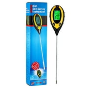 4-in-1 Soil Meters - Measure Sunlight, Soil PH, Moisture, More