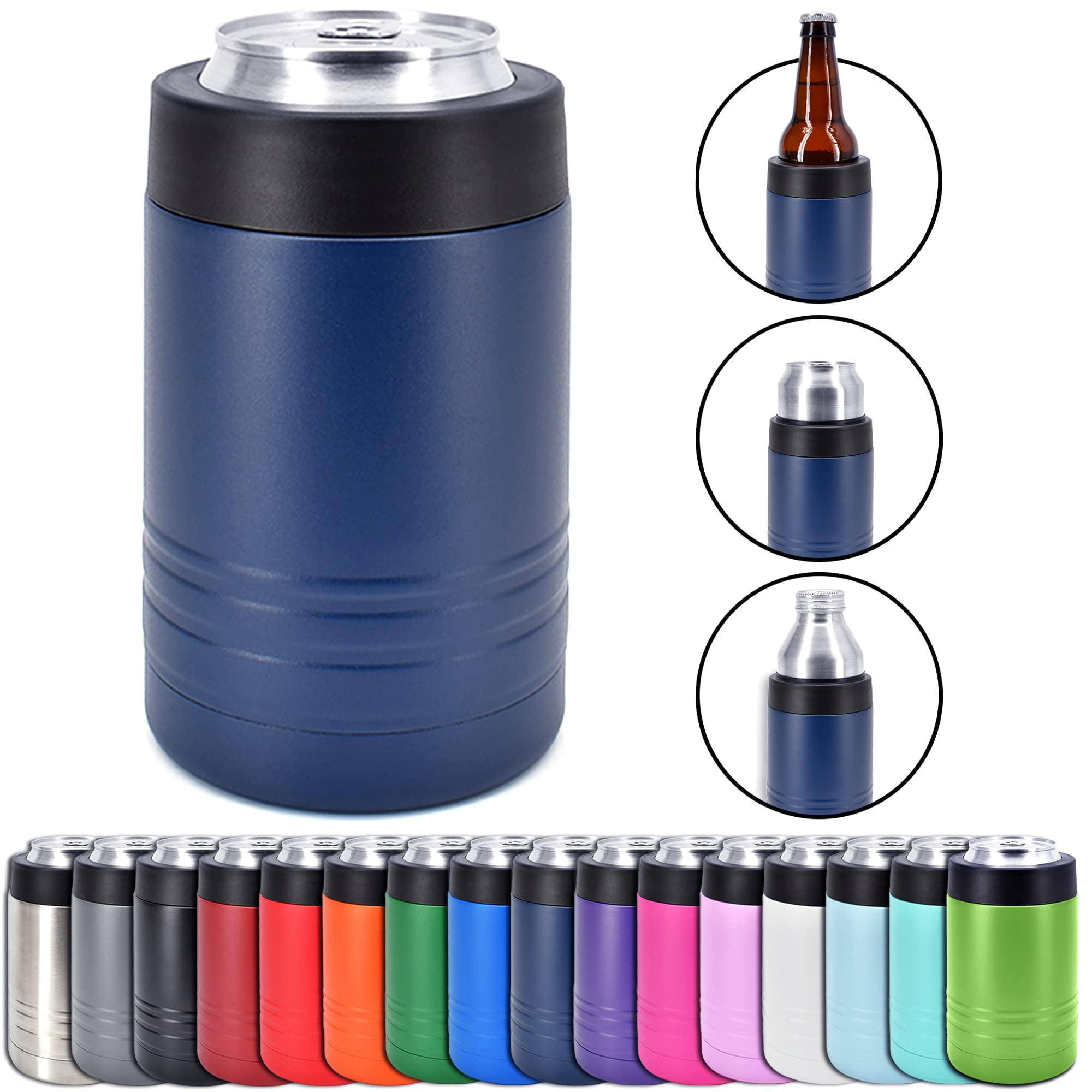 4-in-1 Stainless Steel 12 oz Double Wall Vacuum Insulated Can or Bottle ...