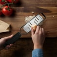 thumbnail image 1 of 4-in-1 Stainless Steel Cheese Grater and Lemon Zester, Rust-Proof Kitchen Grater for Shredding, Slicing, Grating with Easy-Clean Design, Ideal Cooking Tool & Kitchen Gift for Holiday, 1 of 8