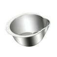 thumbnail image 1 of 4-in-1 Stainless Steel Rice Washer & Strainer Bowl | Multi-Purpose Kitchen Colander for Quinoa, Vegetables, Beans & Pasta | Side Drainers for Efficient Rinsing & Draining, 1 of 9