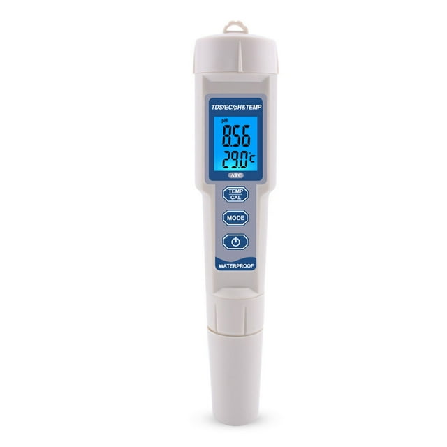4 in 1 TDS PH Meter PH/TDS/EC/Temperature Meter Digital Water Quality ...