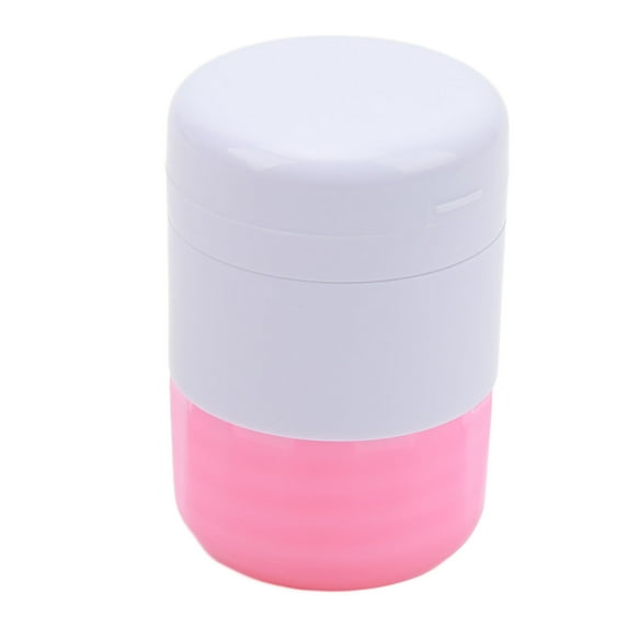4 in 1 Tablet Crusher Cutter Splitter Grinder 4 Layers Stainless Steel Blade Portable Drug Box Container