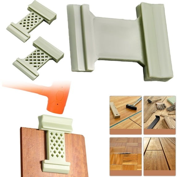 4 in 1 Tapping Block for Flooring Nylon Installation Tool for Laminate, Vinyl, and Wood Floors