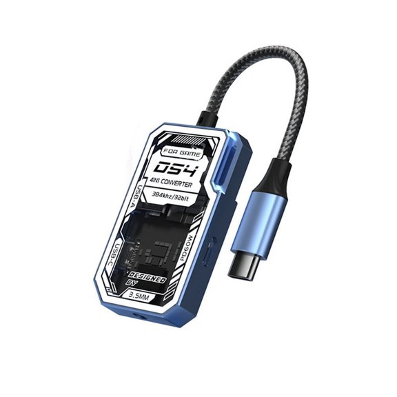 4 in 1 Transparent Usb C Hub Usb Splitter Type C Hub for Laptops Pc Accessories Docking Station Hub Usb3.0 Rj45