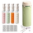 thumbnail image 1 of 4 in 1 Travel Dispenser Bottle,4 Pack 30ML Leak Proof Travel Bottles for Toiletries, 1 of 11