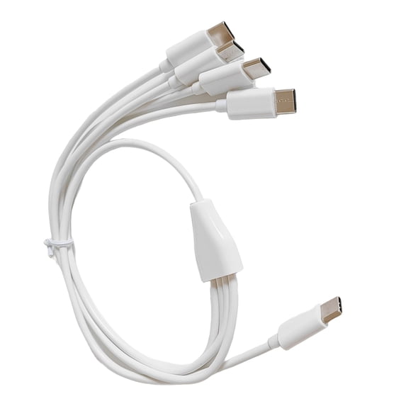 4 in 1 Type-C Splitter Cable USB-C Type-C Charging Line for 4 Type-C Devices Electronics Charger Adapter Cord