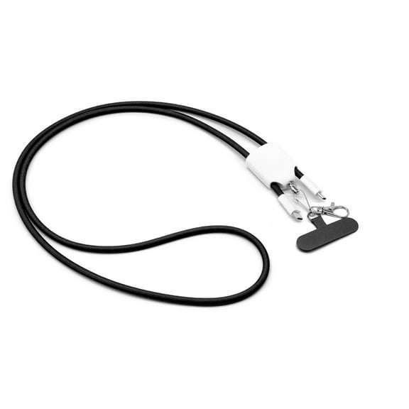 4 in 1 USB C Fast Charging Phone Lanyard Crossbody Wrist Strap For Smartphones