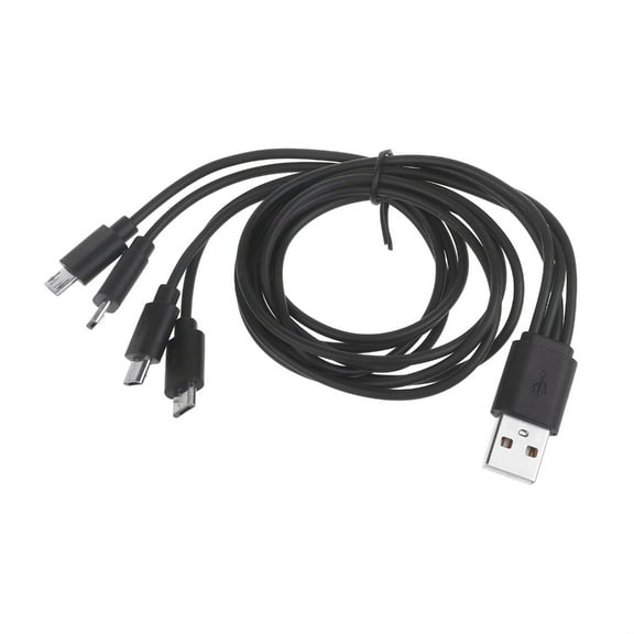 4 in 1 USB Charging Cable USB to Micro USB Simultaneously Charge for Multiple