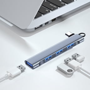 4-in-1 USB Hub, Multifunctional USB Docking Station, USB Splitter Hub, Data Transfer Hub, Fast Charging Hub, Compact Hub, Office Accessory, Travel Hub