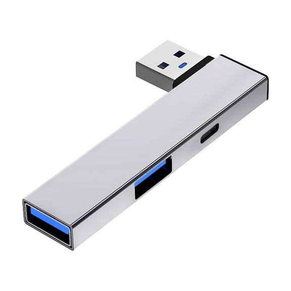 4 in 1 USB3.0 Hubs with USB3.0,USB2.0Port USB to Type C+2USB Adapter USB Splitter 5Gbps USB C Data Port 480Mbps USB2.0
