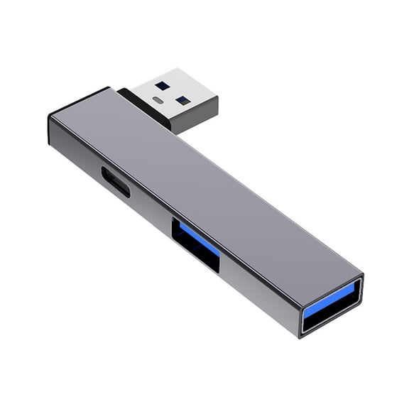 4 in 1 USB3.0 Hubs with USB3.0,USB2.0Port USB to Type C+2USB Adapter USB Splitter 5Gbps USB C Data Port 480Mbps USB2.0