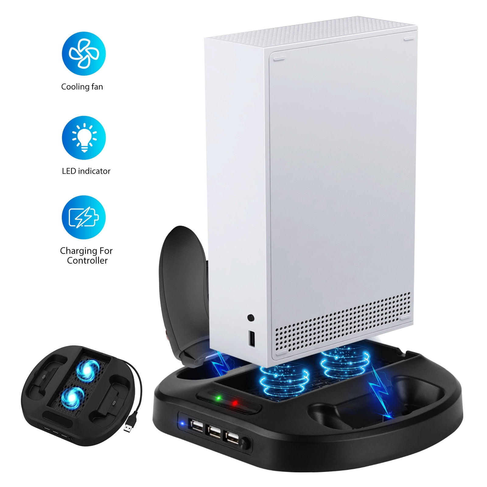 Vertical Cooling Stand For Xbox Series X Console - Black