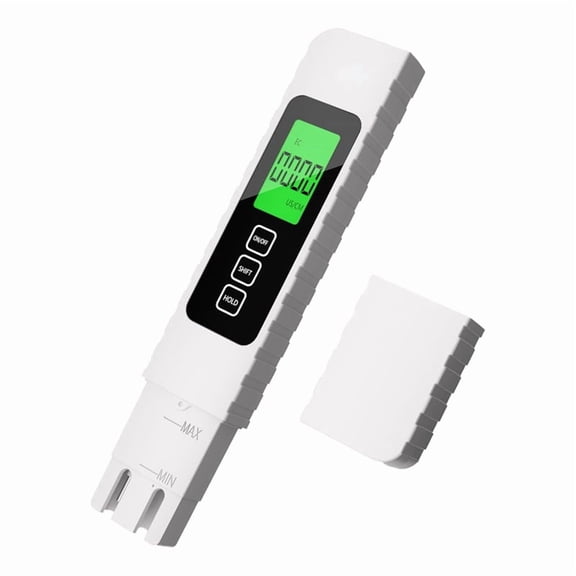 4-in-1 Water Quality Tester - TDS, EC, Temp Meter 0-9999 Ppm Upgraded for Drinking Water Various Water Sources