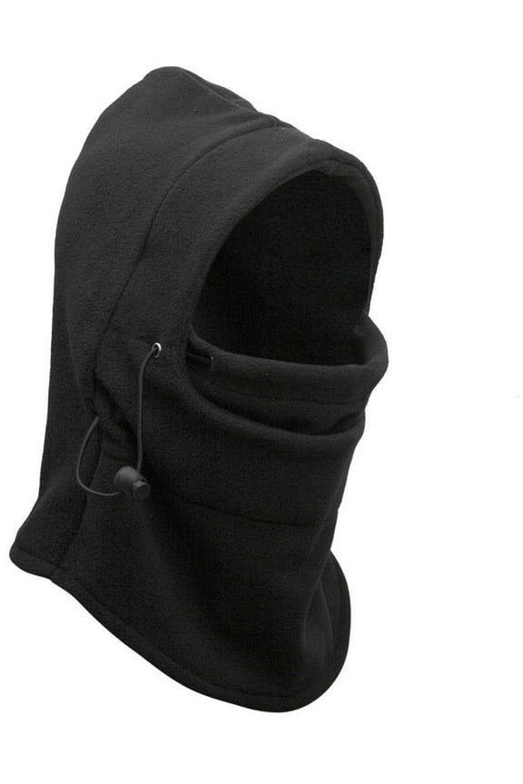 4 in 1 Winter Thermal FLEECE Swat Ski Neck Hoods Full Face Mask Cover Hat Cap for Riding Cycling Hunting Fishing Walking Outdoor Sports