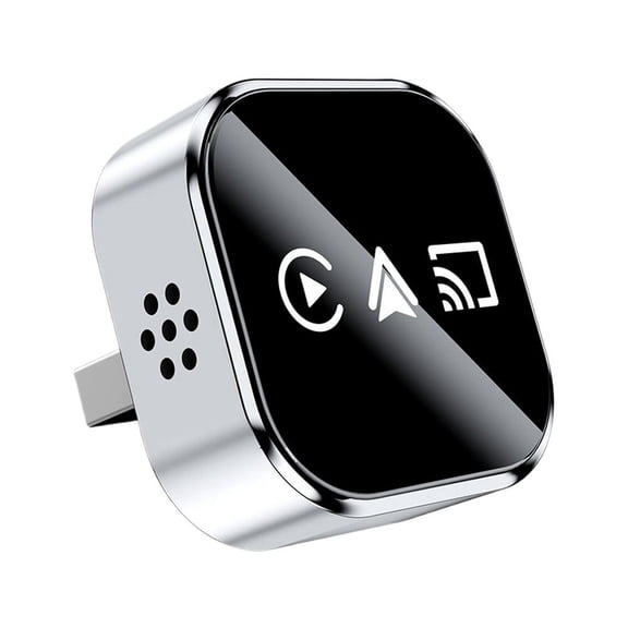 4-in-1 Wireless Car Adapter for Carplay & Android Auto, Screen Mirroring, USB Plug-in