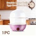thumbnail image 1 of 4 in 1 electric egg cooker | Boils upto 14 eggs | Poacher | Omelet maker | Vegetable steamer,dumpling & More, 1 of 11