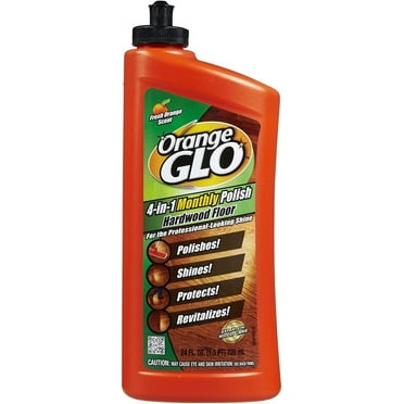 4-in-1 hardwood floor polish - orange - 24 oz