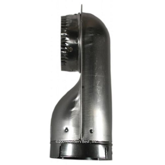 4 in. 90 degrees Aluminum Wall Offset Elbow