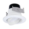 thumbnail image 1 of 4 in. 9W LA4 Series Matte Recessed Mount Light with LED Adjustable Retrofit Kit, Warm White, 1 of 1