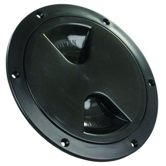 4 in. Access Deck Plate, Black