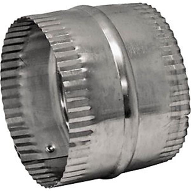 4 in. Aluminum Duct Connector, Silver