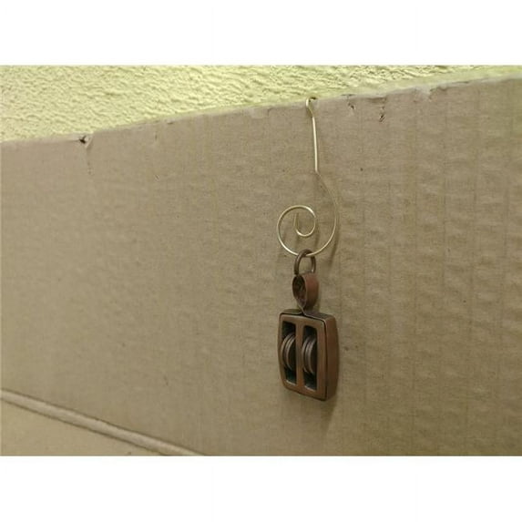 4 in. Antique Copper Pulley Christmas Ornament