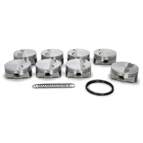 4 in. Bore FHR Forged Piston Set for GM LS-Series Minus 3.3 cc - Set of 8