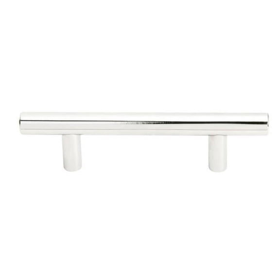 4 in. Brass Bar Pull, Bright Chrome