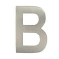 thumbnail image 1 of 4 in. Brass Floating House Letter B, Satin Nickel, 1 of 1