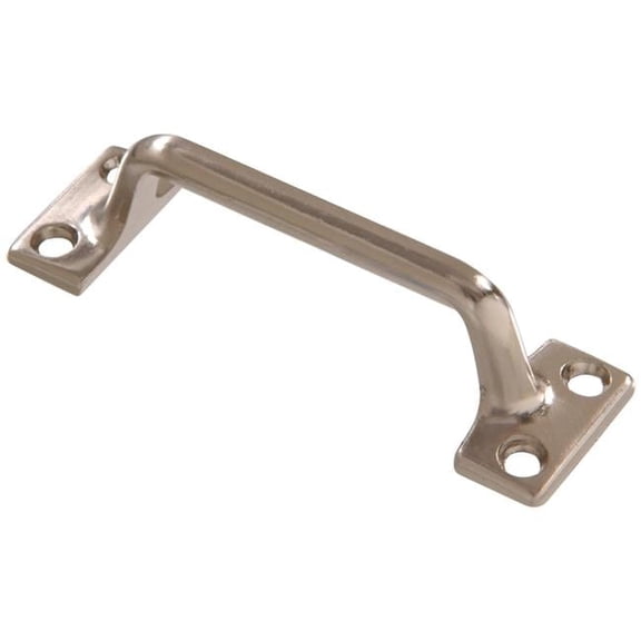 4 in. Carded - Sash Lift Handrail Bracket, Satin Nickel