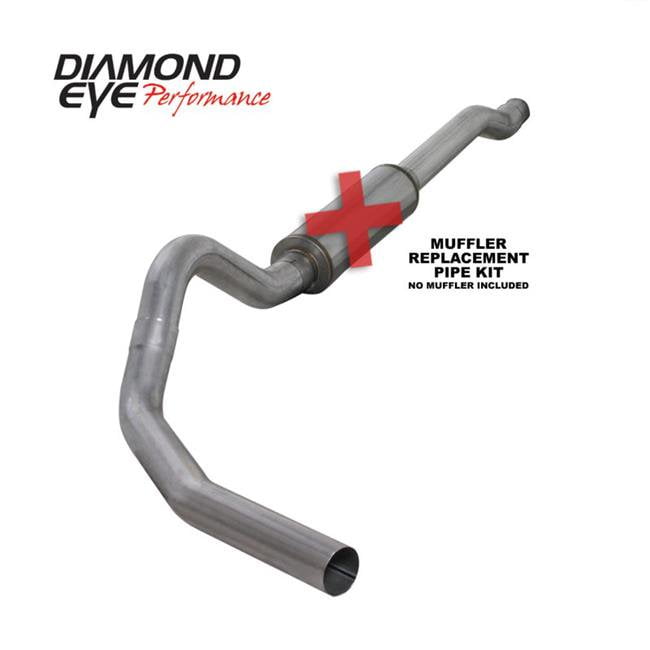 4 in. Catalytic Converter Back Single Performance Diesel Exhaust Kit