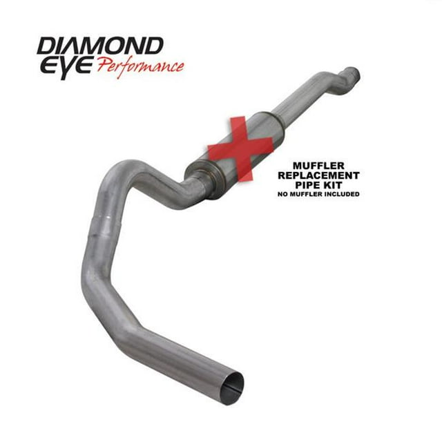 4 in. Catalytic Converter Back Single Performance Diesel Exhaust Kit for 20032007 Ford 6.0L
