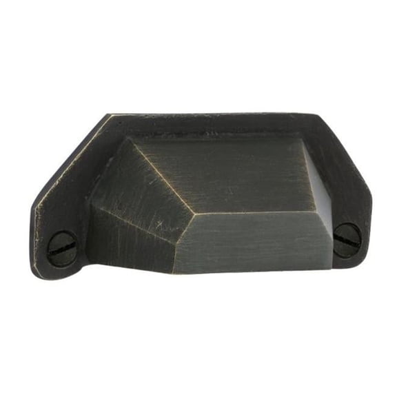 4 in. Center to Center Bronze Bin Cabinet Pull, Medium Bronze