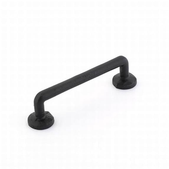 4 in. Center to Center Bronze Rod Cabinet Pull, Flat Black