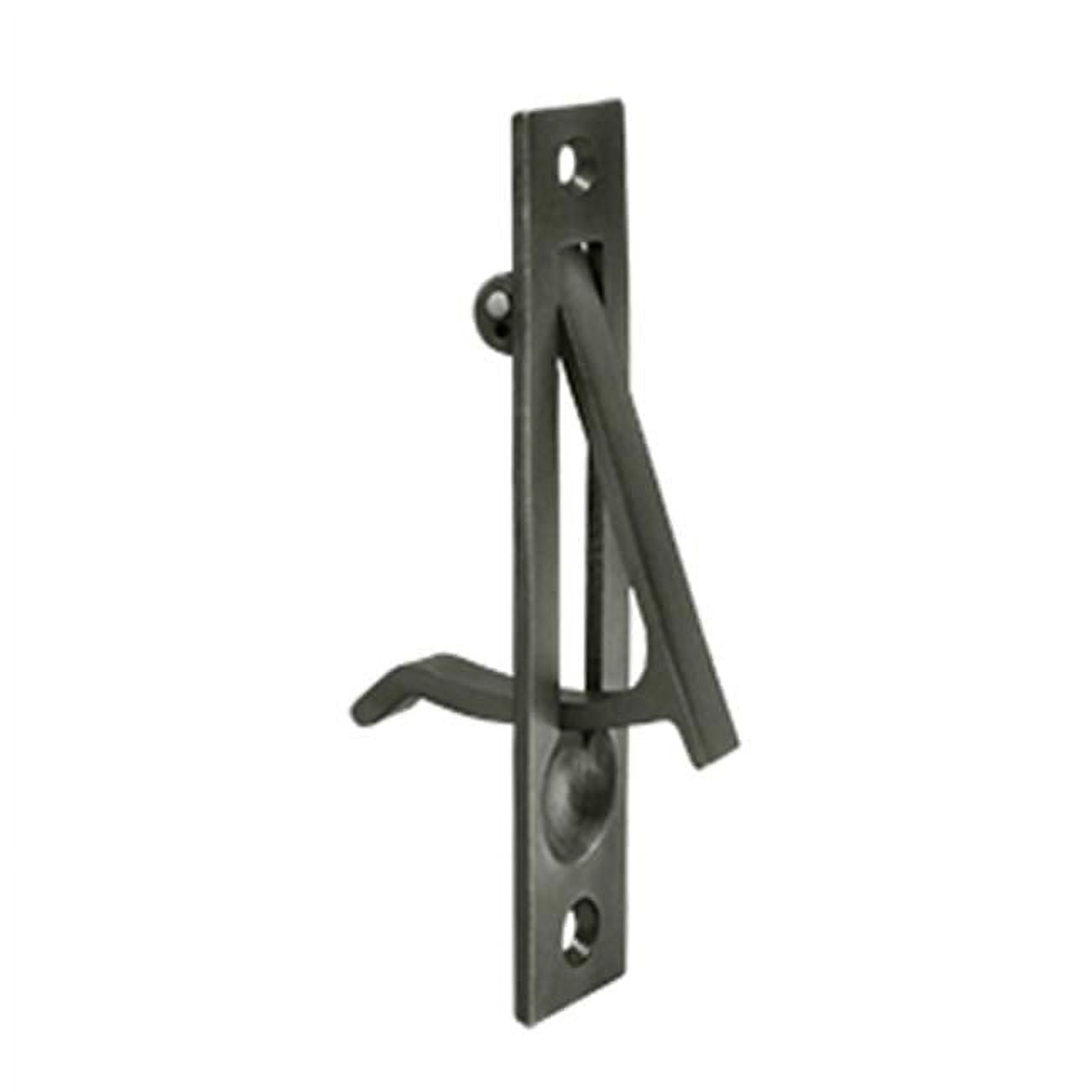 4 in. Edge Pull, Antique Nickel - Solid