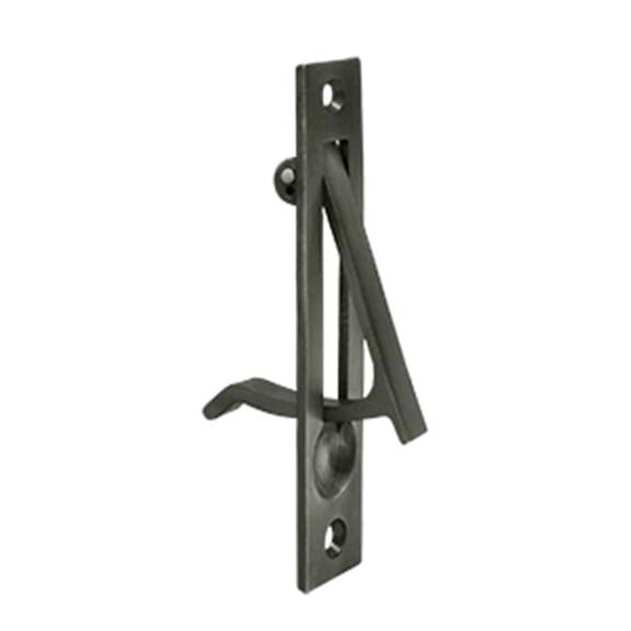 4 in. Edge Pull, Antique Nickel - Solid