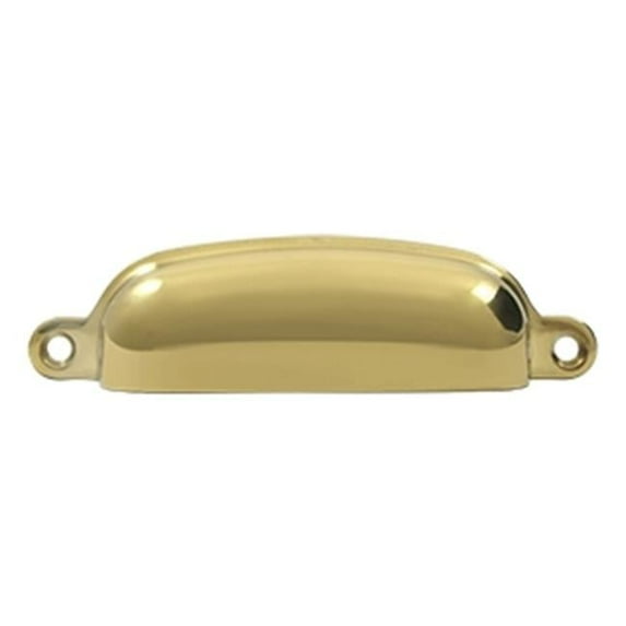 4 in. Exposed Shell Pull, Bright