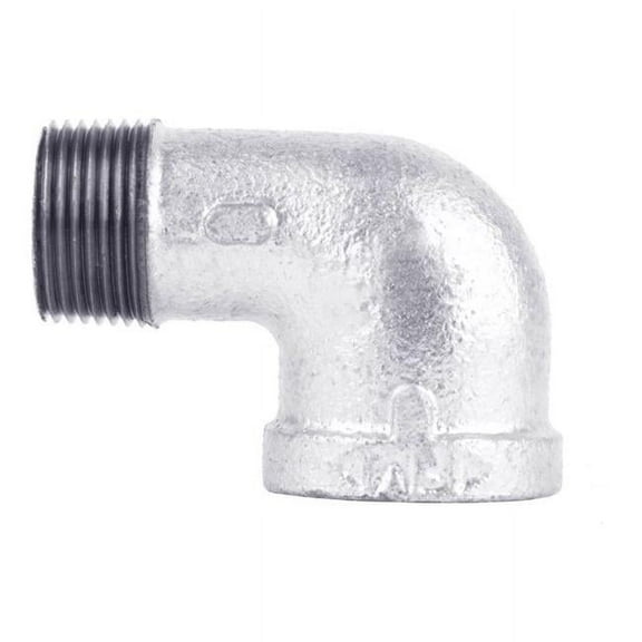 4 in. FIP Each x 4 in. D MIP Each Galvanized Malleable 90 deg Iron Street Elbow