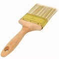 thumbnail image 1 of 4 in. Flat-Cut Polyester Paint Brush with Wooden Handle for Home Exterior or Interior, 1 of 1