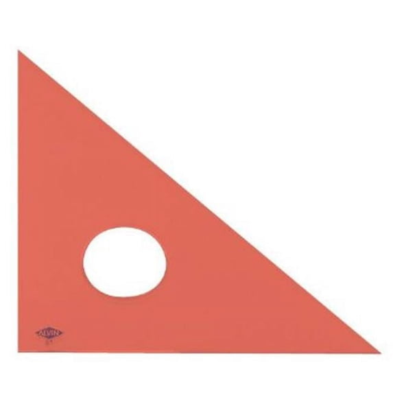 4 in. Fluorescent Professional Acrylic Triangle 45--90-