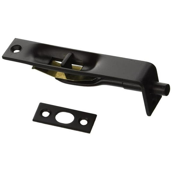 4 in. Flush Bolt Heavy Duty Solid Brass - Oil Rubbed Bronze