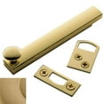 thumbnail image 1 of 4 in. General Purpose Surface Bolt, Vintage Brass, 1 of 1