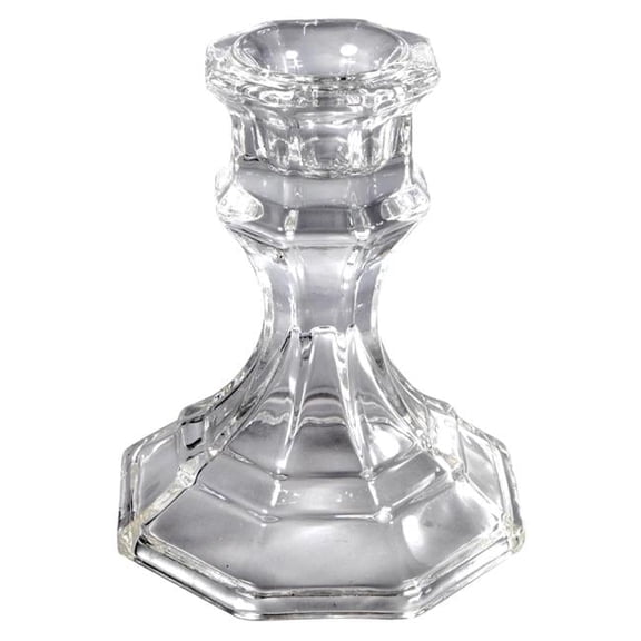 4 in. Glass Candleholder