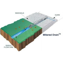 4 in. Green Angled age Grate