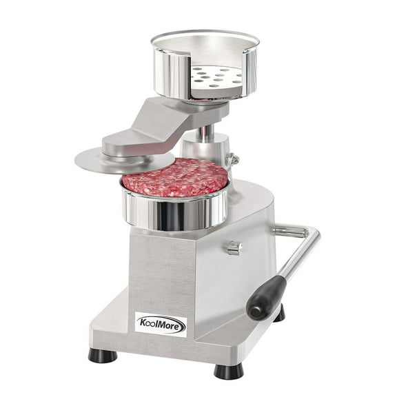 4 in. Heavy-Duty Hamburger Patty Molding Press with Handle CHM-4.
