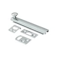 thumbnail image 1 of 4 in. Heavy Duty Surface Bolt with Concealed Screw, Bright Chrome - Solid, 1 of 1