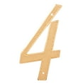 thumbnail image 1 of 4 in. House Number 4, Diecast, Brass Finish, 1 of 2