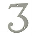 thumbnail image 1 of 4 in. House Numbers, Satin Nickel - Solid Brass, 1 of 1